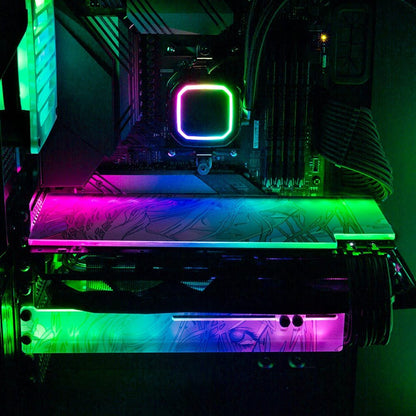 Beach Girl RGB GPU Support Bracket