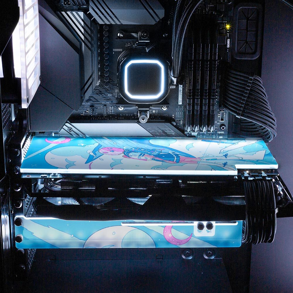 Blue Horizon RGB GPU Backplate