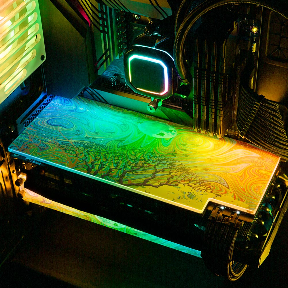 Cerrando RGB GPU Backplate