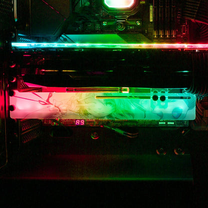 Magical Girl Shepherdess RGB GPU Support Bracket