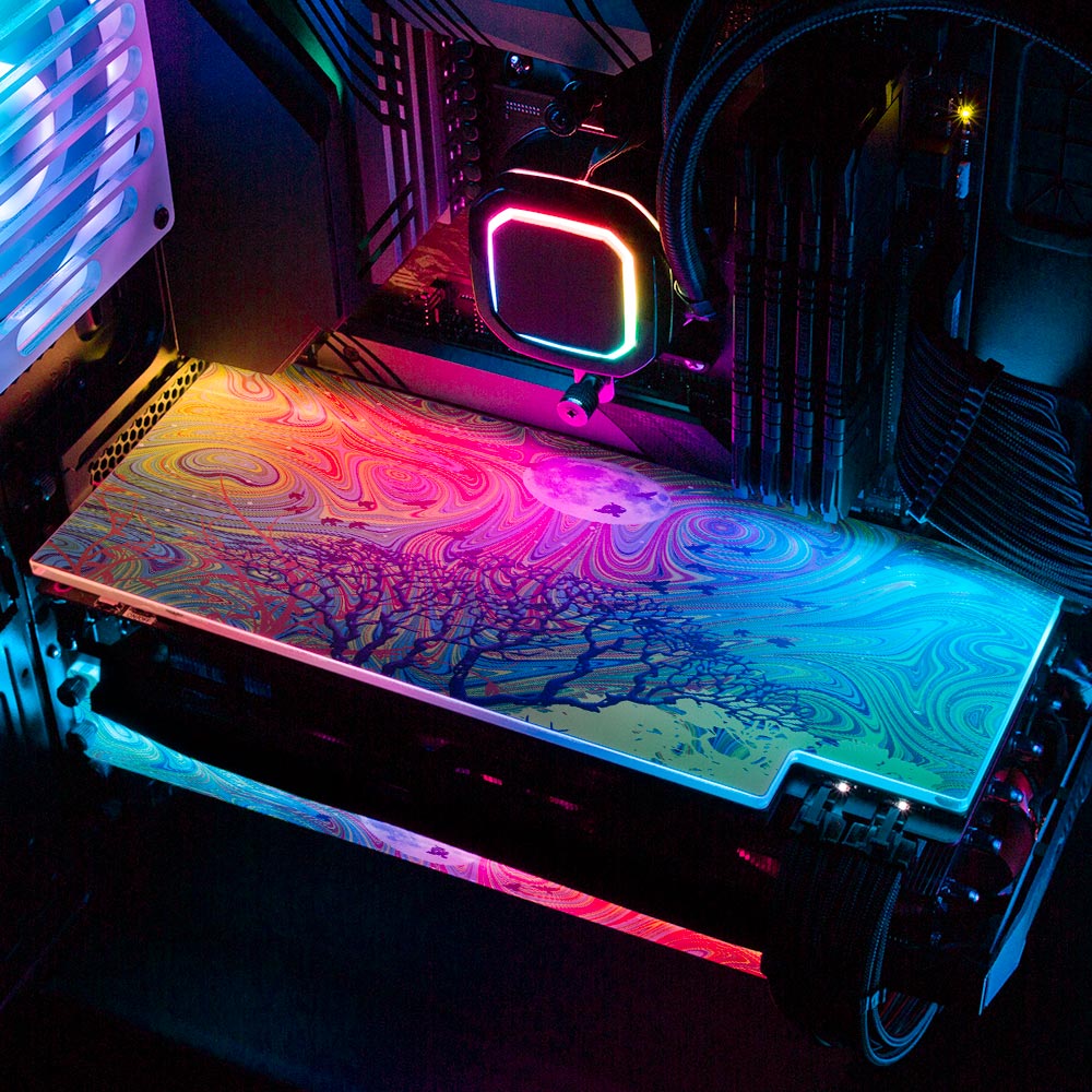 Cerrando RGB GPU Backplate