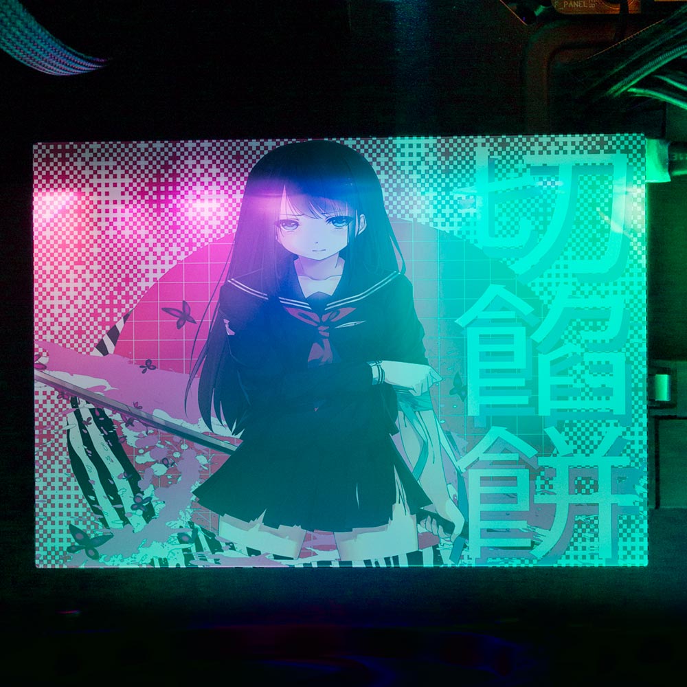 Anime Slice RGB HDD Cover Horizontal