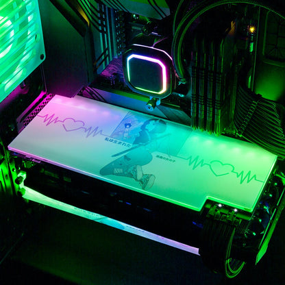 Demon Ninja Girl RGB GPU Backplate