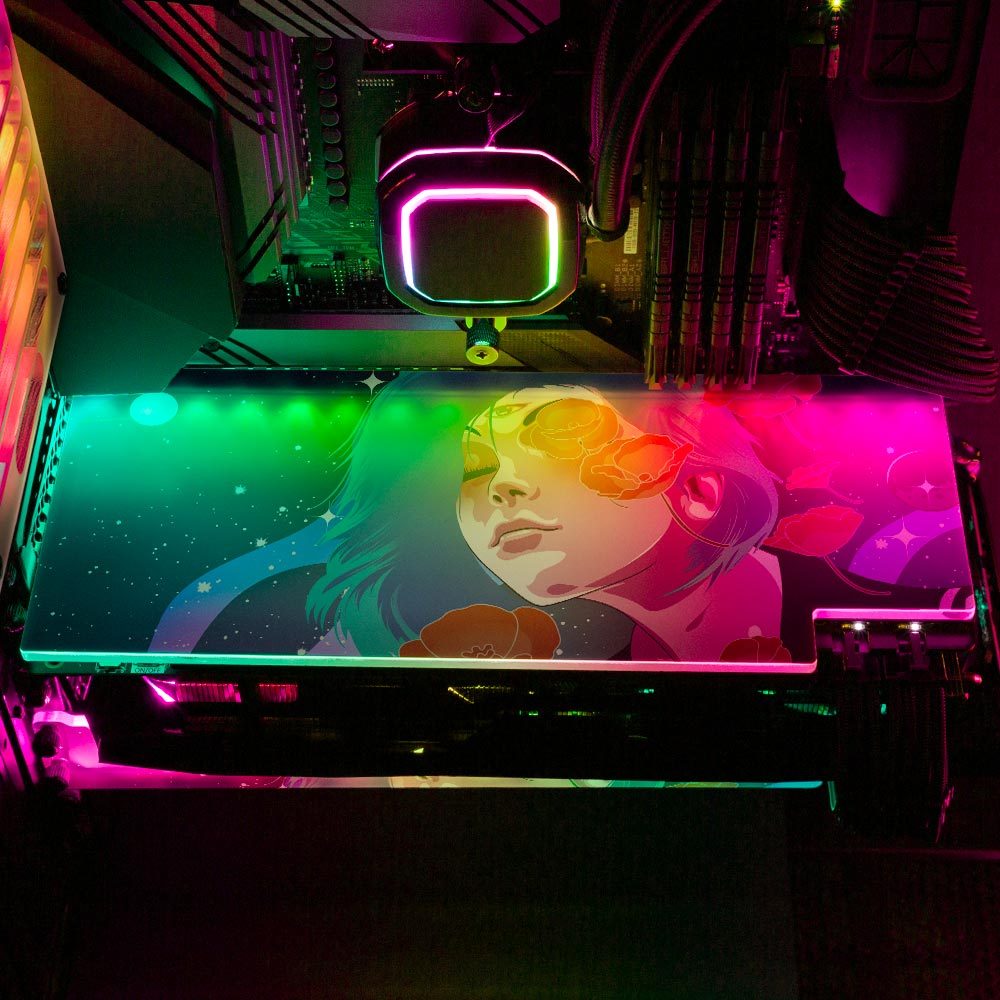 3rd Eye Awakening RGB GPU Backplate - HeyMoonly - V1Tech