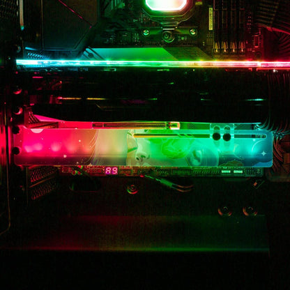 3rd Eye Awakening RGB GPU Support Bracket - HeyMoonly - V1Tech