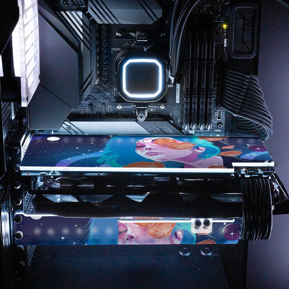 3rd Eye Awakening RGB GPU Support Bracket - HeyMoonly - V1Tech