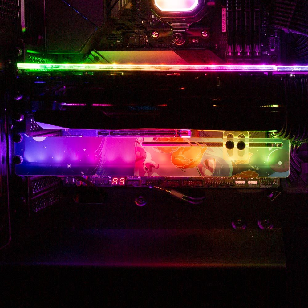 3rd Eye Awakening RGB GPU Support Bracket - HeyMoonly - V1Tech