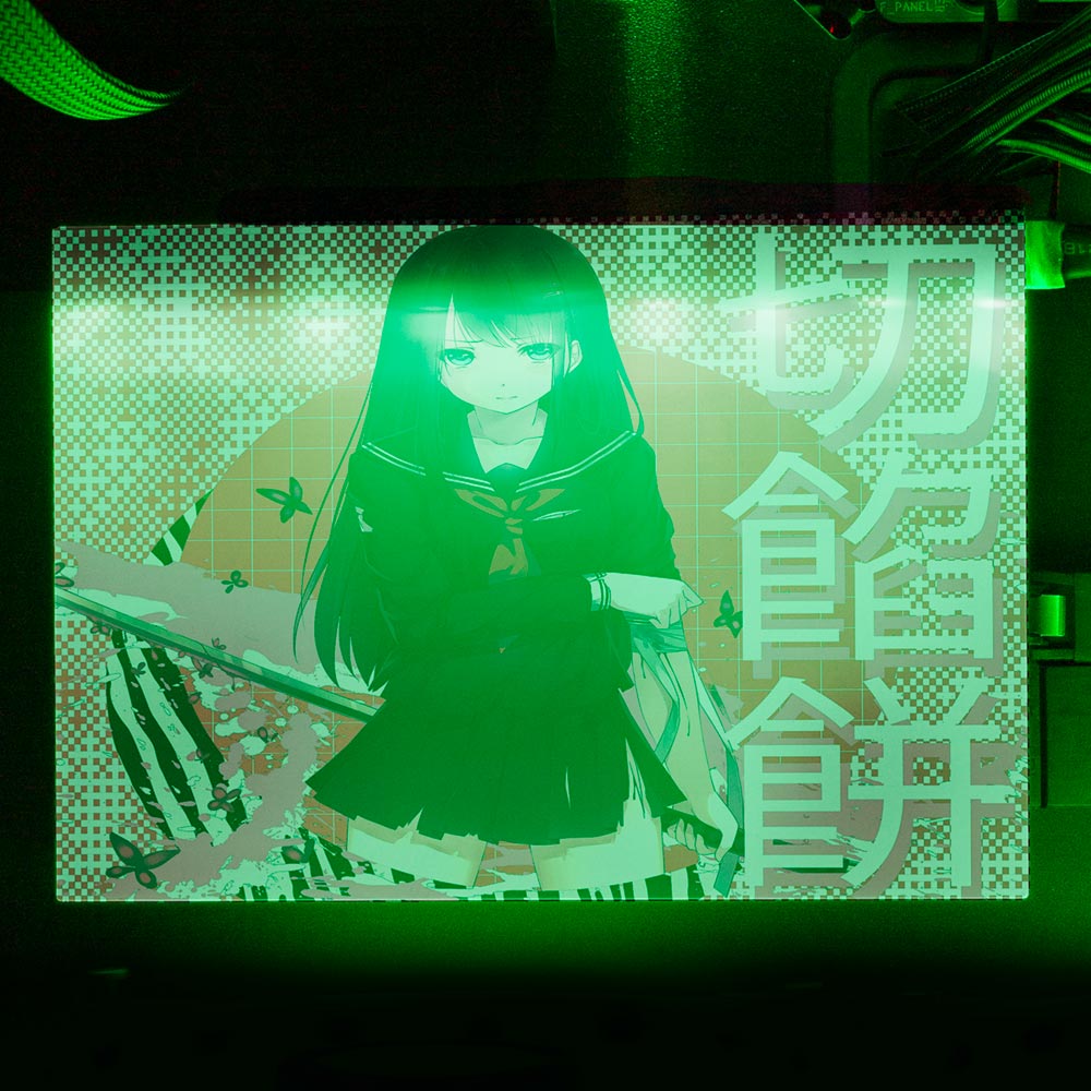 Anime Slice RGB HDD Cover Horizontal