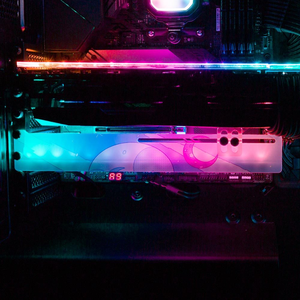 Blue Horizon RGB GPU Support Bracket