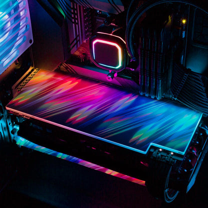 Rainbow March RGB GPU Backplate