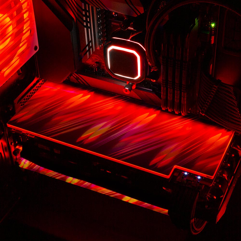 Rainbow March RGB GPU Backplate