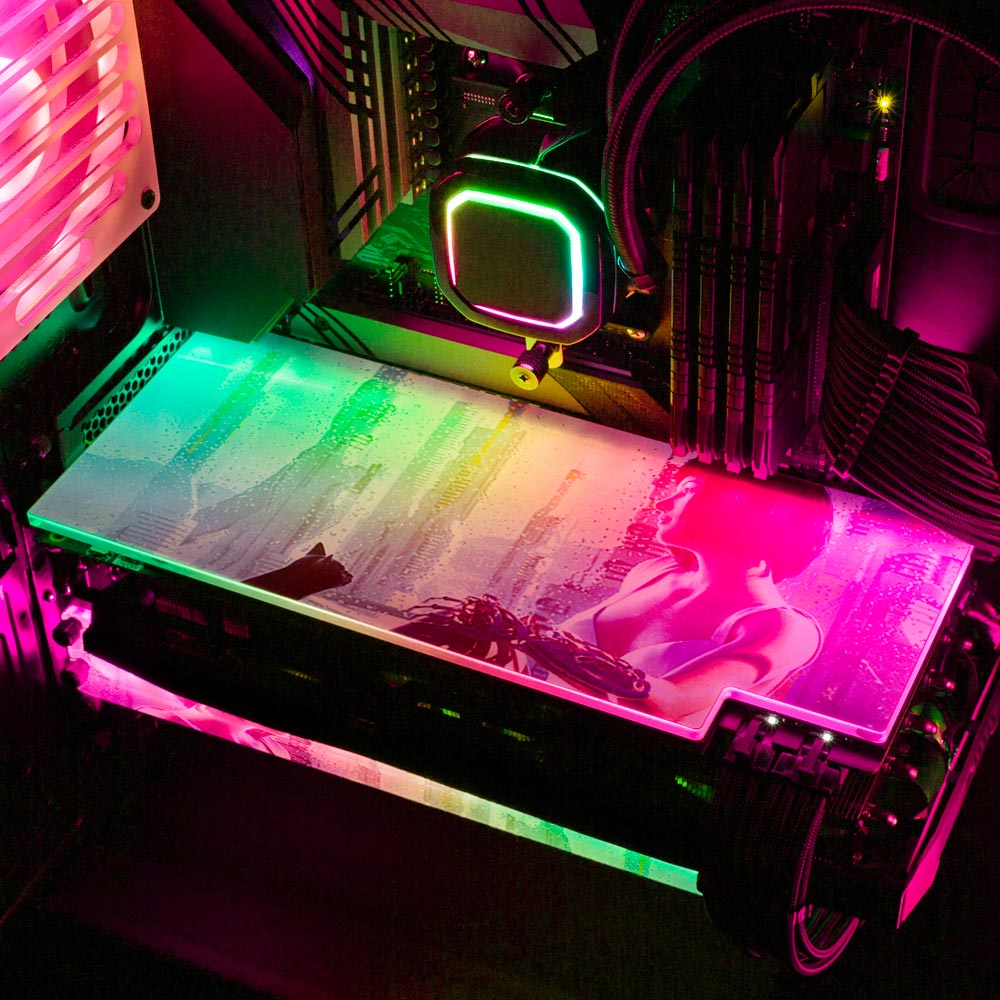 A Cozy Morning RGB GPU Backplate - Dan Giuz - V1Tech