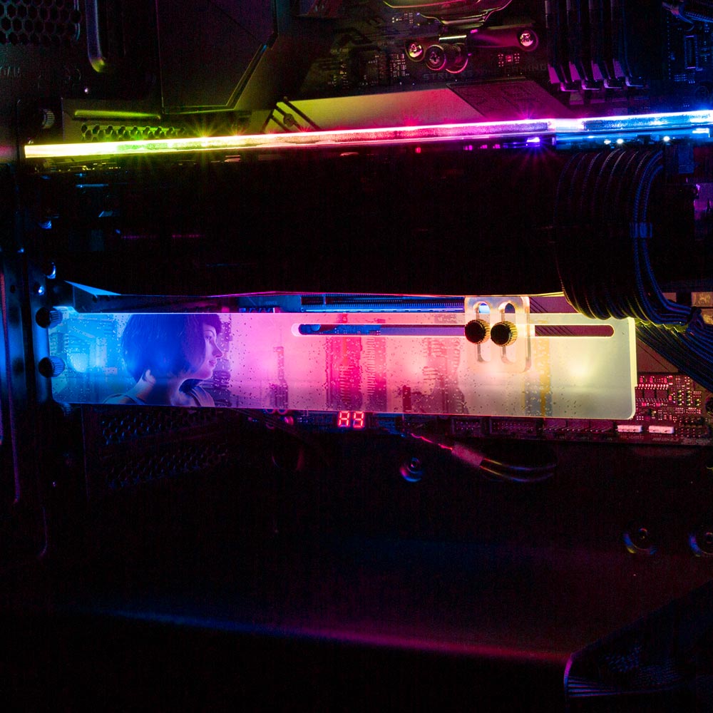 A Cozy Morning RGB GPU Support Bracket - Dan Giuz - V1Tech