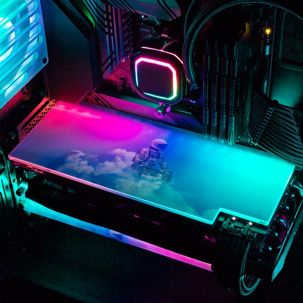 A Peaceful Place RGB GPU Backplate - Seamless - V1Tech