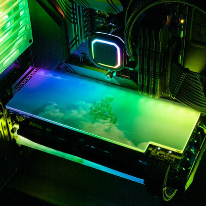 A Peaceful Place RGB GPU Backplate - Seamless - V1Tech