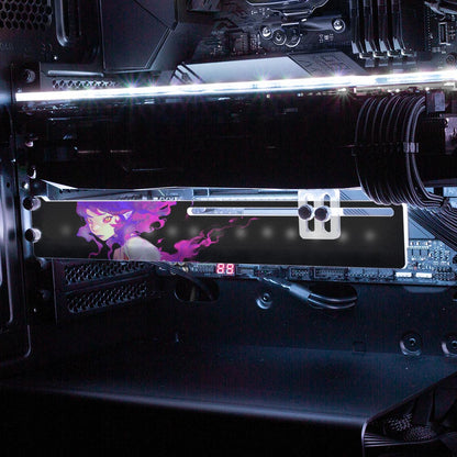 Aching Void Walker RGB GPU Support Bracket - Ghost Data - V1Tech