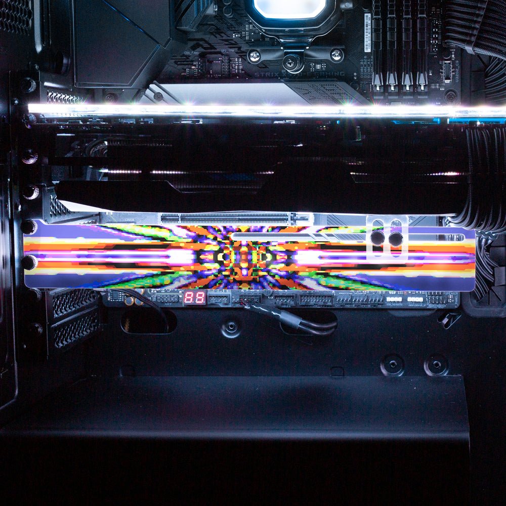 Acid Grphx RGB GPU Support Bracket - Guedda HM - V1Tech