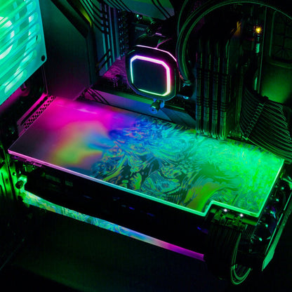 Adventure Awaits RGB GPU Backplate - Guedda HM - V1Tech