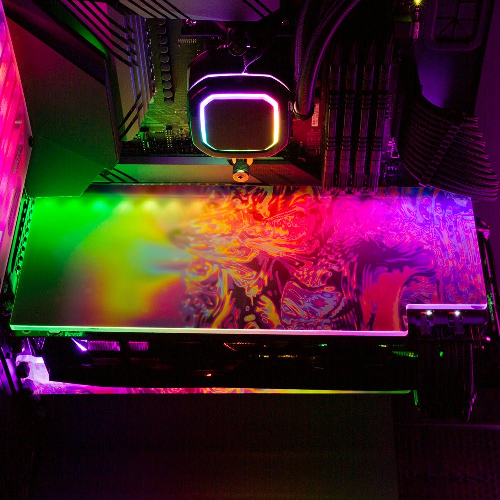 Adventure Awaits RGB GPU Backplate - Guedda HM - V1Tech