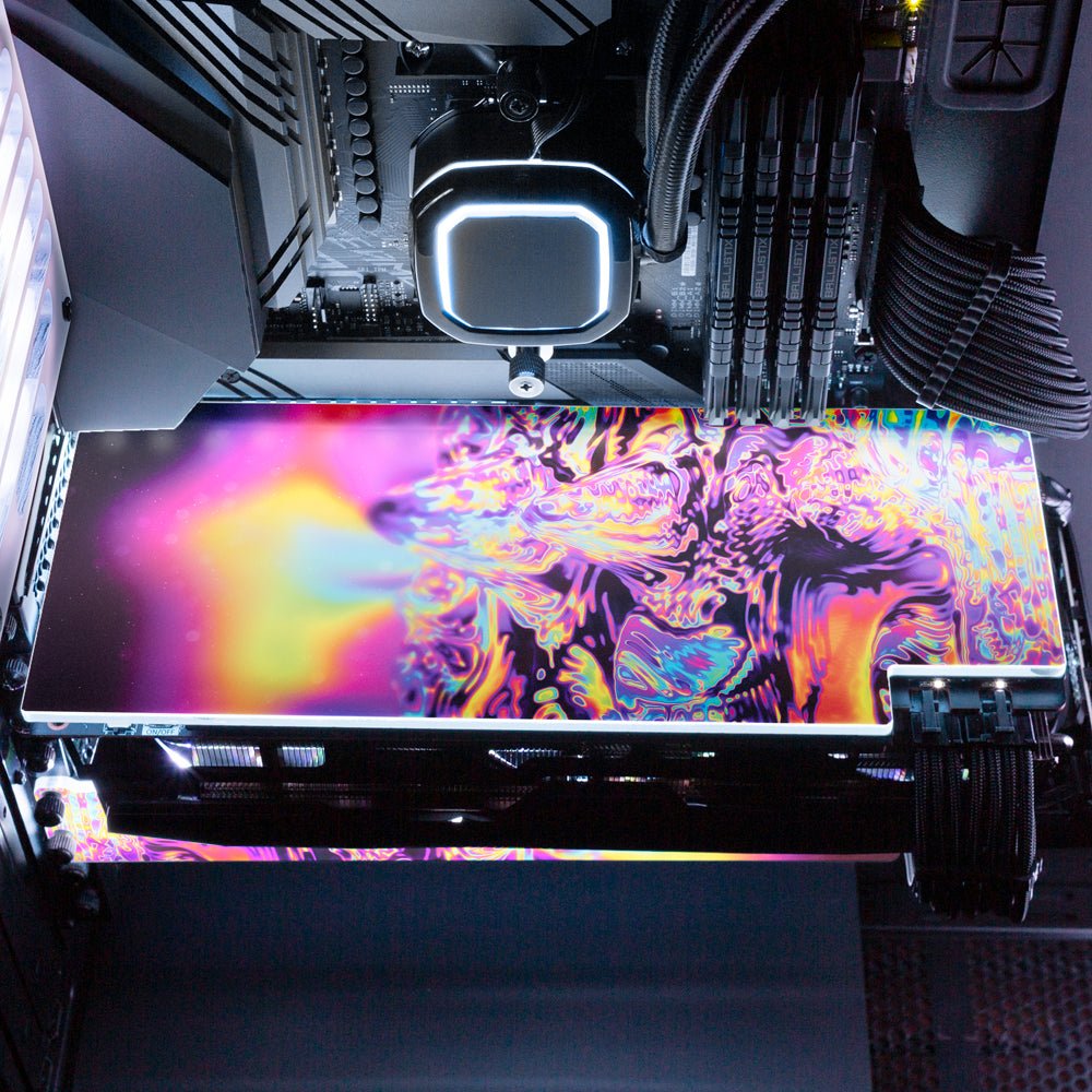 Adventure Awaits RGB GPU Backplate - Guedda HM - V1Tech