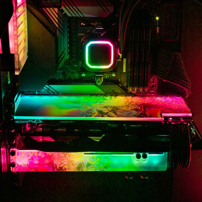 Adventure Awaits RGB GPU Backplate - Guedda HM - V1Tech