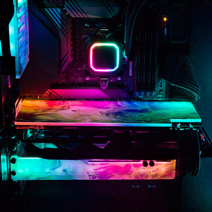 Akasaka Sad RGB GPU Backplate - Geoglyser - V1Tech