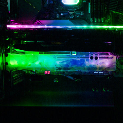 Akasaka Sad RGB GPU Support Bracket - Geoglyser - V1Tech