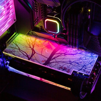 Albus RGB GPU Backplate - Cajuca Art - V1Tech