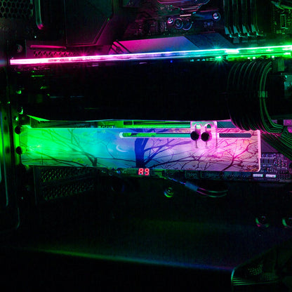 Albus RGB GPU Support Bracket - Cajuca Art - V1Tech