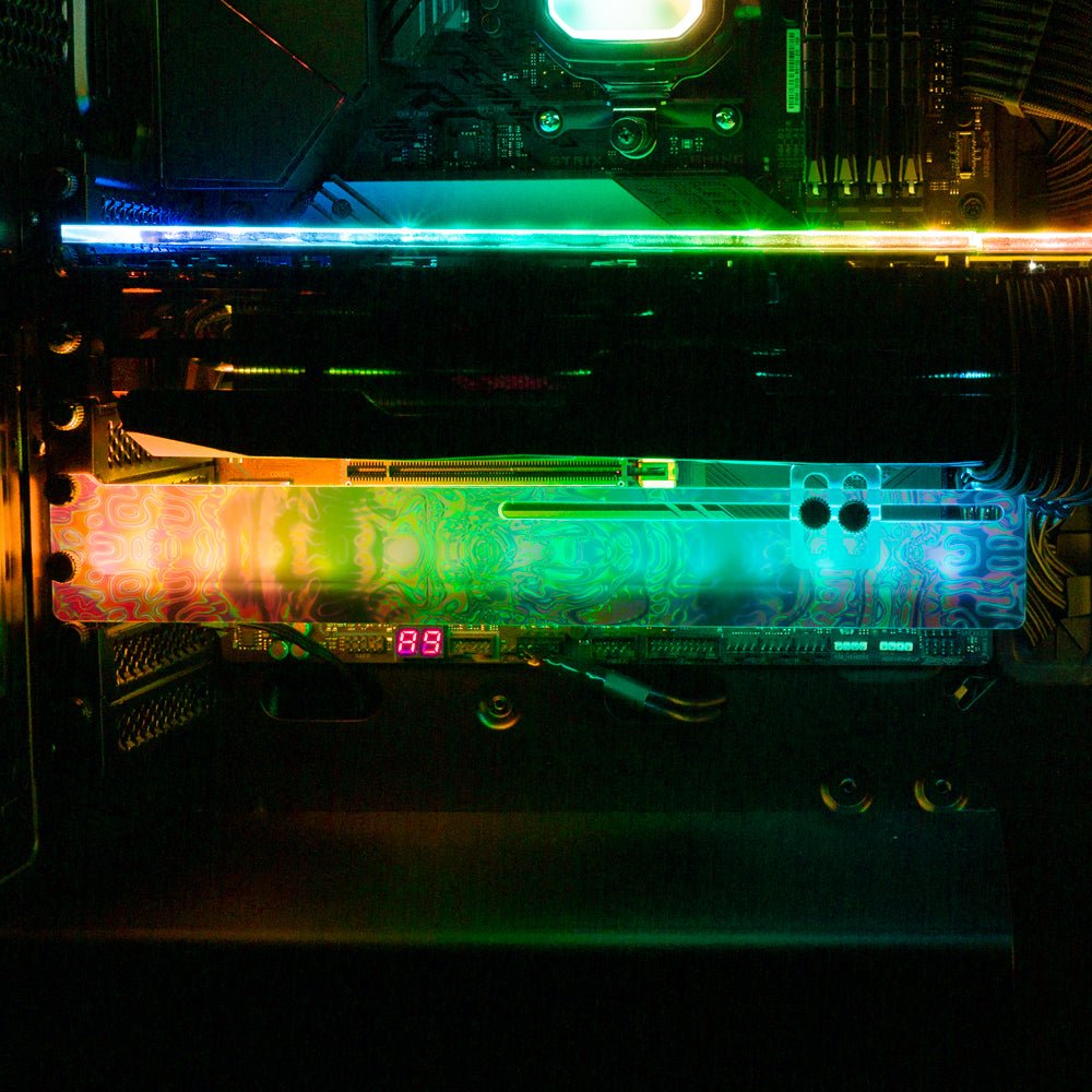 Alien Egg RGB GPU Support Bracket - Guedda HM - V1Tech