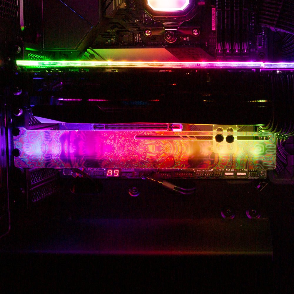 Alien Egg RGB GPU Support Bracket - Guedda HM - V1Tech