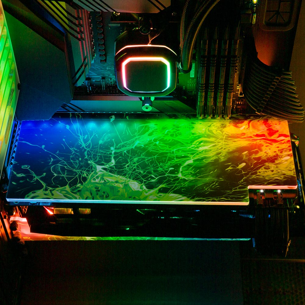 Alien RGB GPU Backplate - Geoglyser - V1Tech