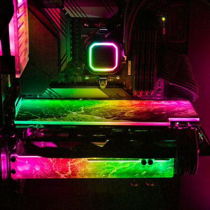 Alien RGB GPU Backplate - Geoglyser - V1Tech