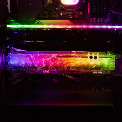 Alien RGB GPU Support Bracket - Geoglyser - V1Tech