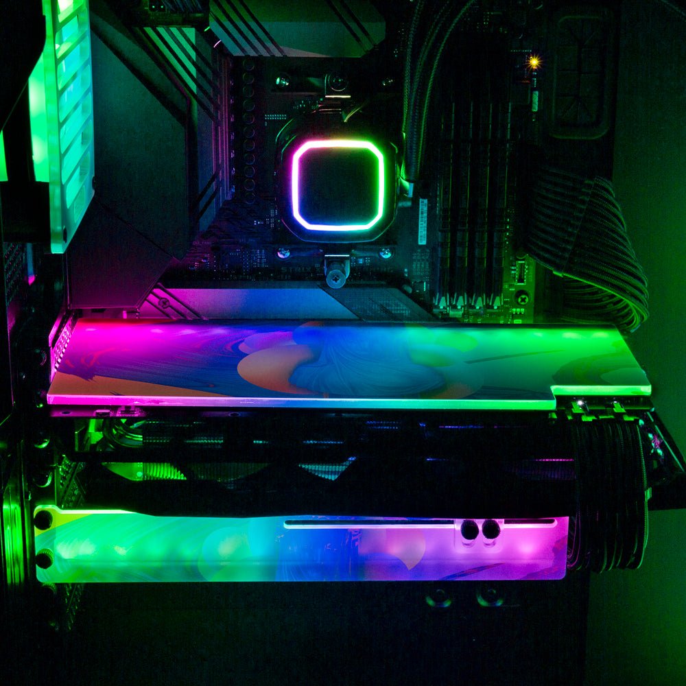 All A Facade RGB GPU Support Bracket - Gabrielle Salonga - V1Tech