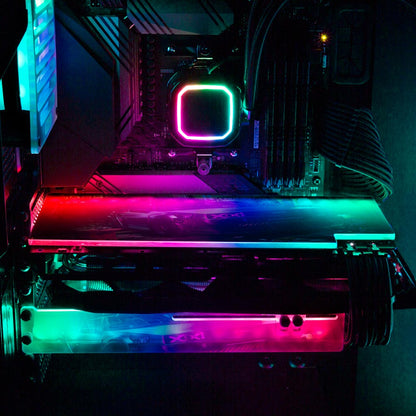 Alley Cyberpunk RGB GPU Backplate - Skie Graphic Studio - V1Tech