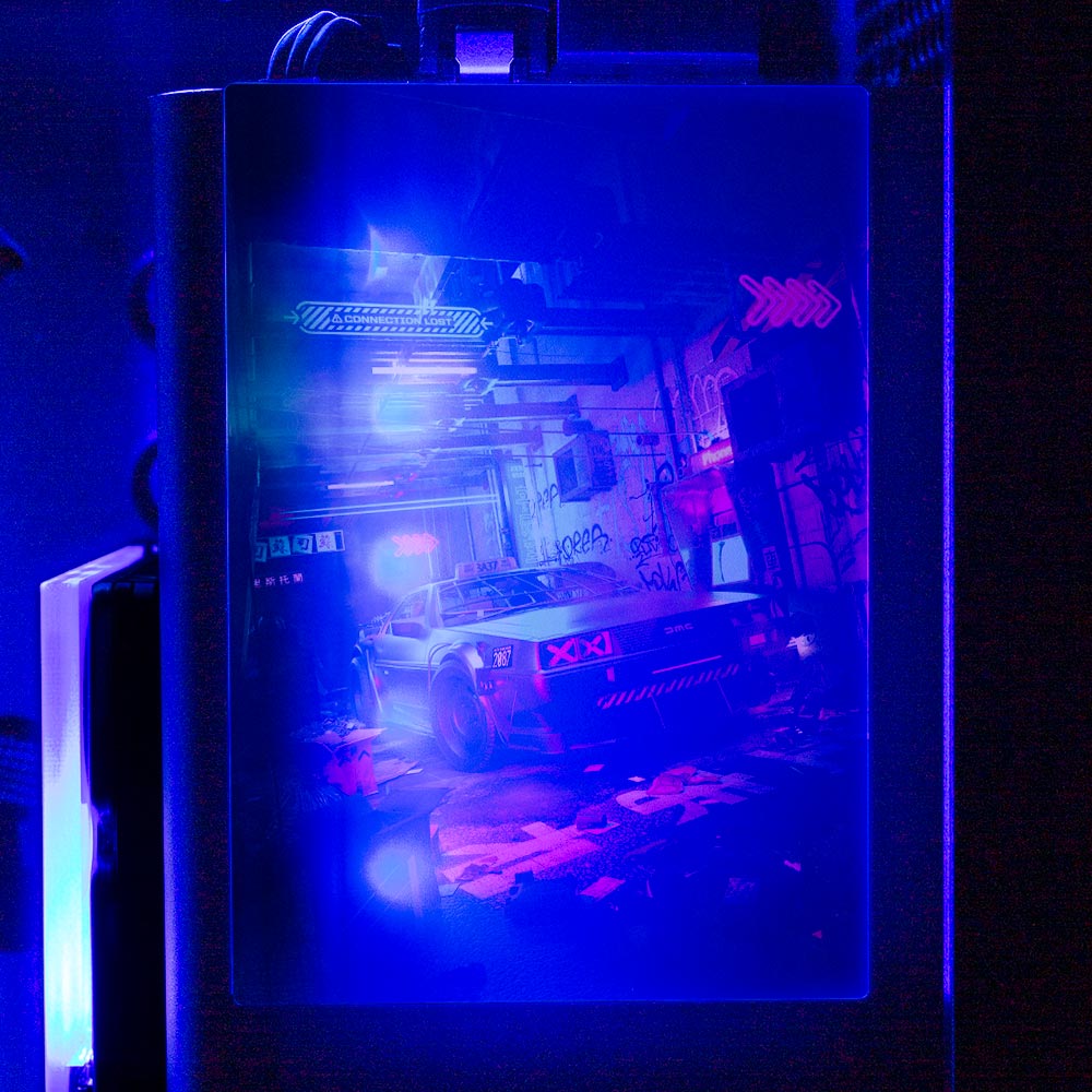 Alley Cyberpunk RGB SSD Cover Vertical - Skie Graphic Studio - V1Tech