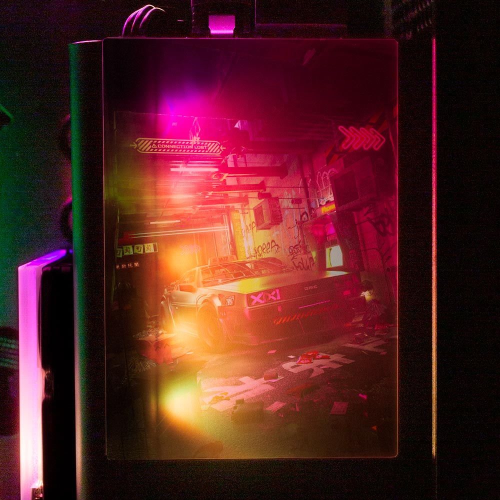 Alley Cyberpunk RGB SSD Cover Vertical - Skie Graphic Studio - V1Tech