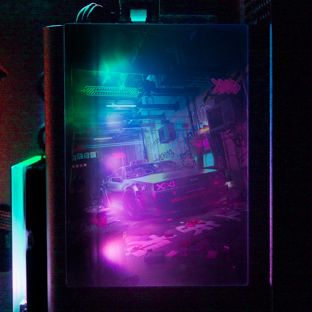 Alley Cyberpunk RGB SSD Cover Vertical - Skie Graphic Studio - V1Tech