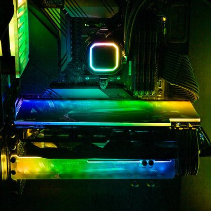 Alley Cyberpunk2 RGB GPU Backplate - Skie Graphic Studio - V1Tech