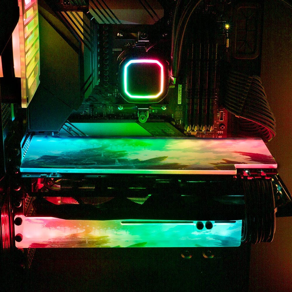 Alpines RGB GPU Backplate - Seerlight - V1Tech