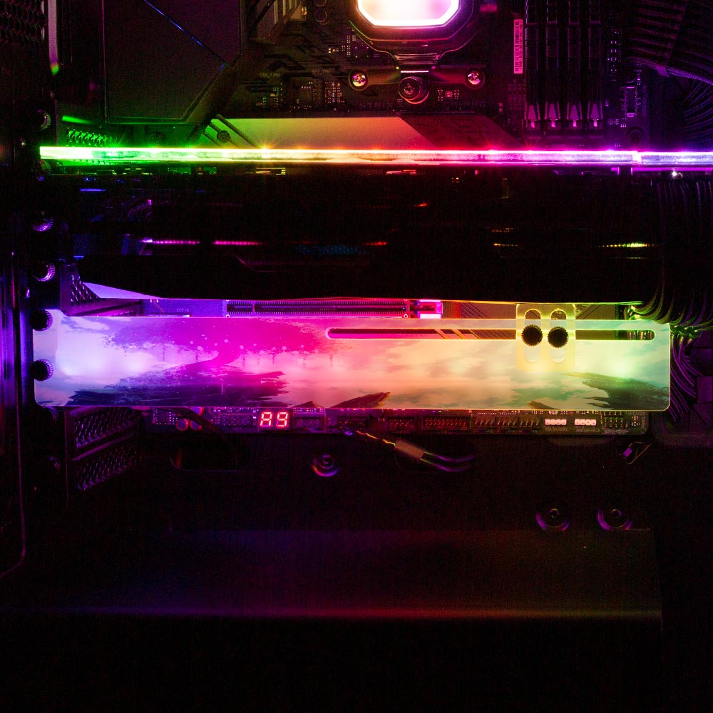 Alpines RGB GPU Support Bracket - Seerlight - V1Tech