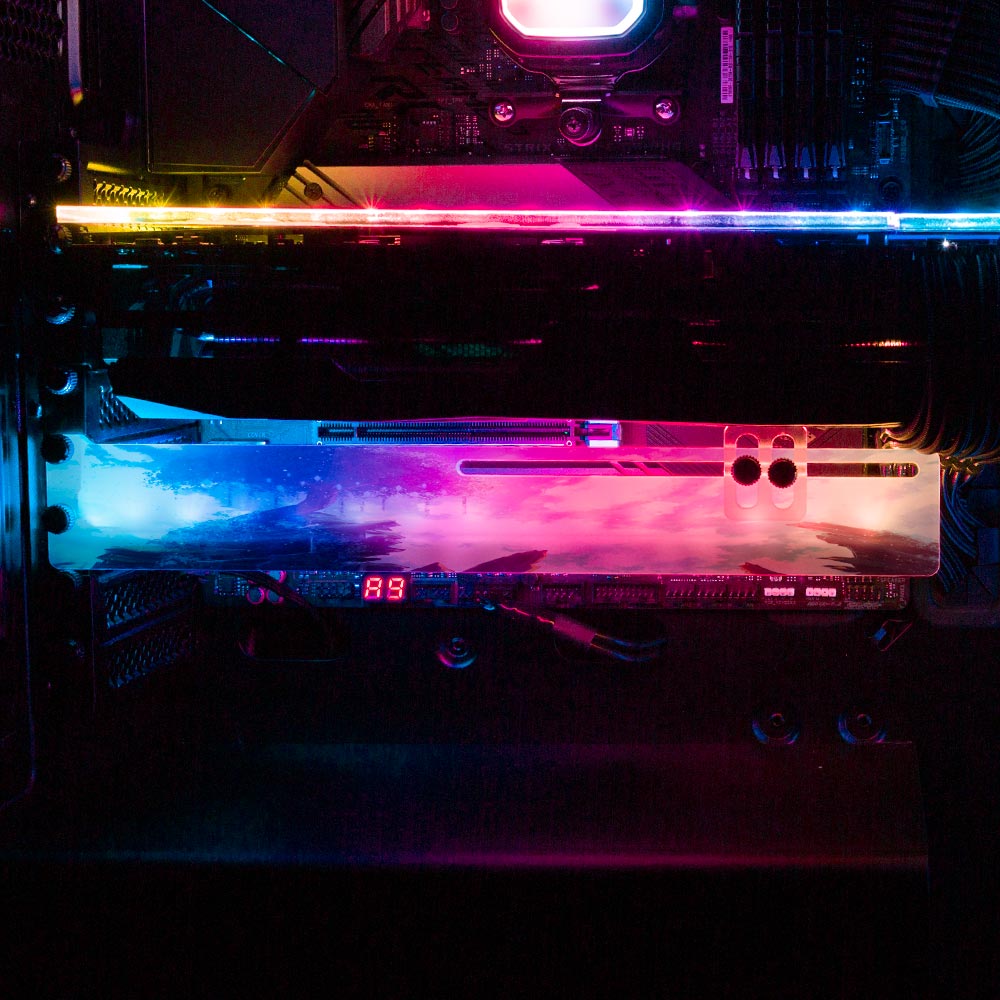 Alpines RGB GPU Support Bracket - Seerlight - V1Tech