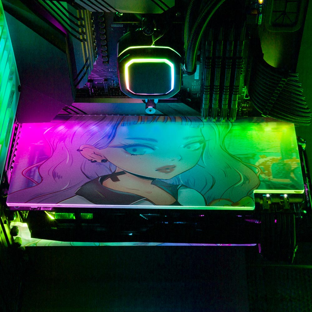 Anime Judge RGB GPU Backplate - YacilArt - V1Tech