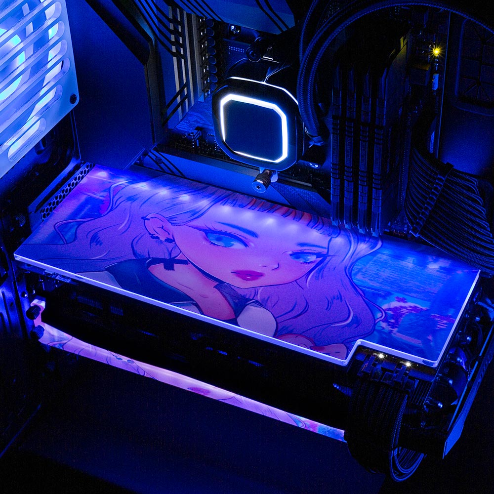 Anime Judge RGB GPU Backplate - YacilArt - V1Tech