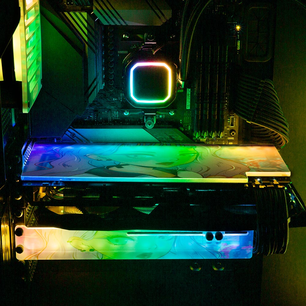 Anime Judge RGB GPU Backplate - YacilArt - V1Tech