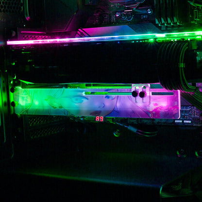 Anime Judge RGB GPU Support Bracket - YacilArt - V1Tech