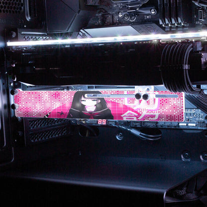 Anime Slice RGB GPU Support Bracket - Tankuss - V1Tech