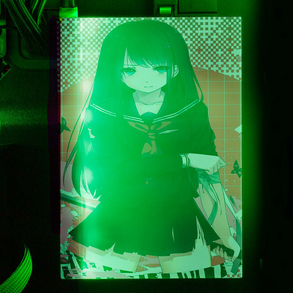 Anime Slice RGB HDD Cover Vertical - Tankuss - V1Tech