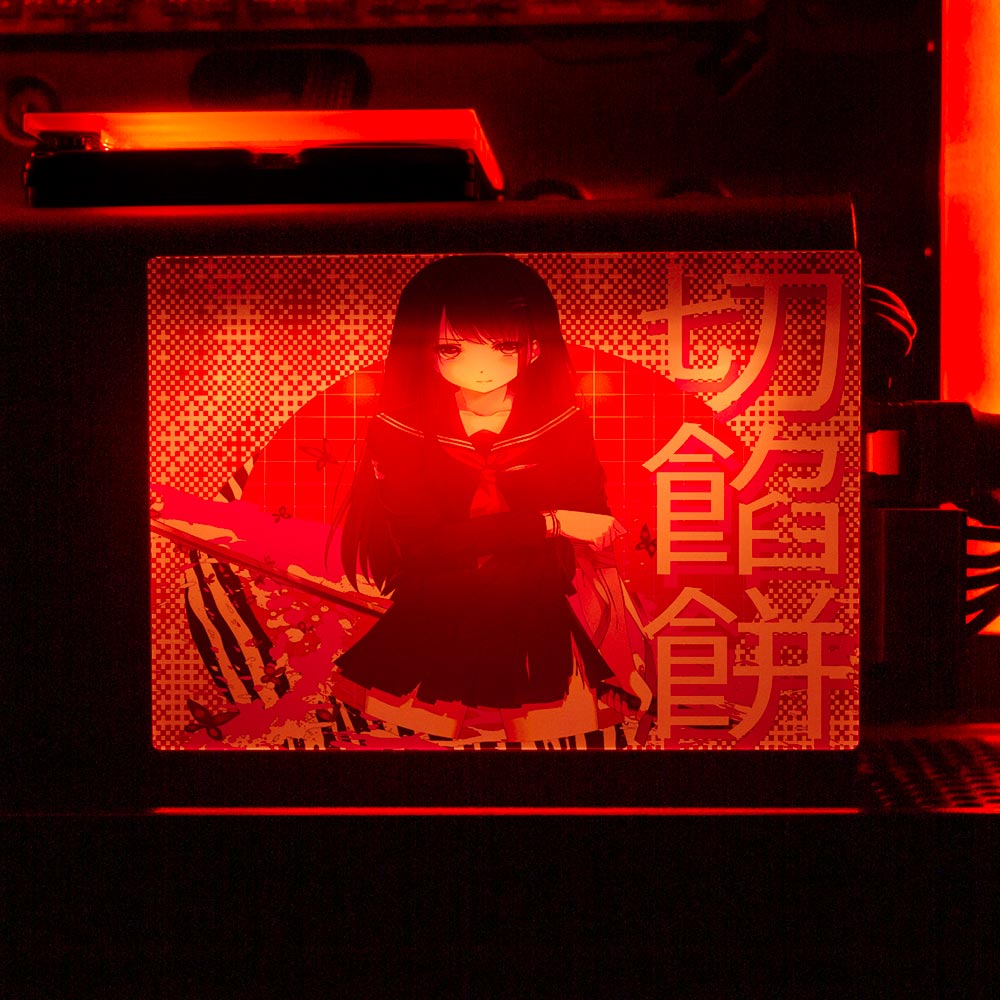 Anime Slice RGB SSD Cover Horizontal - Tankuss - V1Tech